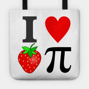 I Heart Strawberry Pi Tote