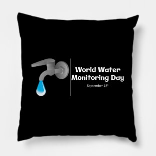 World Water Monitoring Day Pillow