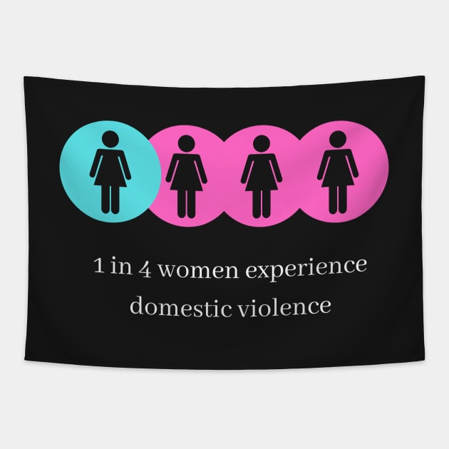 Domestic Violence Awareness Statistic Tapestry by Felicity-K