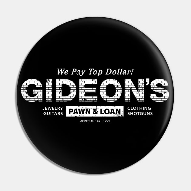 Gideon's Pawn & Loan Brick Pin by SaltyCult