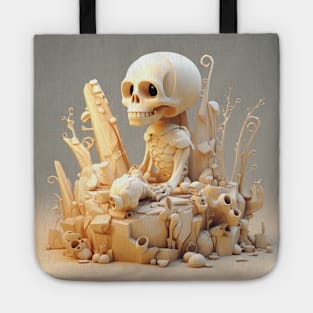 funny preppy skeleton waiting for a soul mate Tote