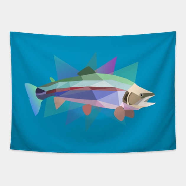 Rainbow Trout Tapestry by dmorganh