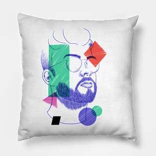 Tripping on colors Pillow