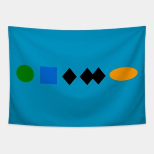 SKI TERRAIN SYMBOLS Tapestry