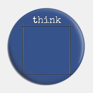 Think Outside The Box Pin