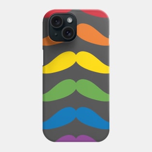 Rainbow Of Mustaches Phone Case