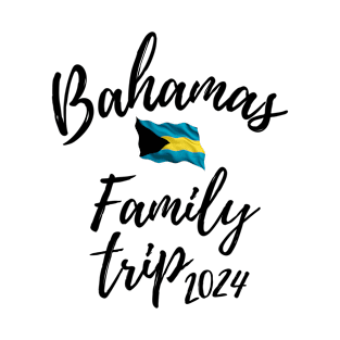 Bahamas Family Trip 2024 Caribbean Vacation Fun Matching Group Design T-Shirt