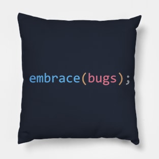 Embrace Bugs Pillow