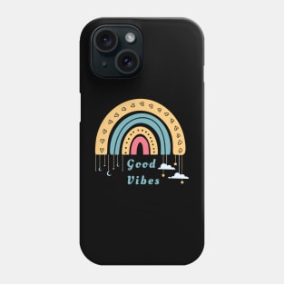 Good Vibes Rainbow Design Phone Case