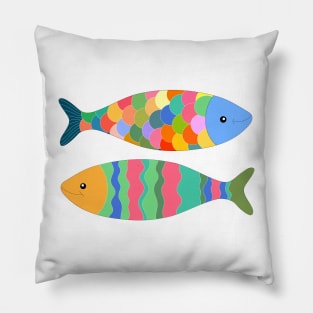 Colorful fish Pillow