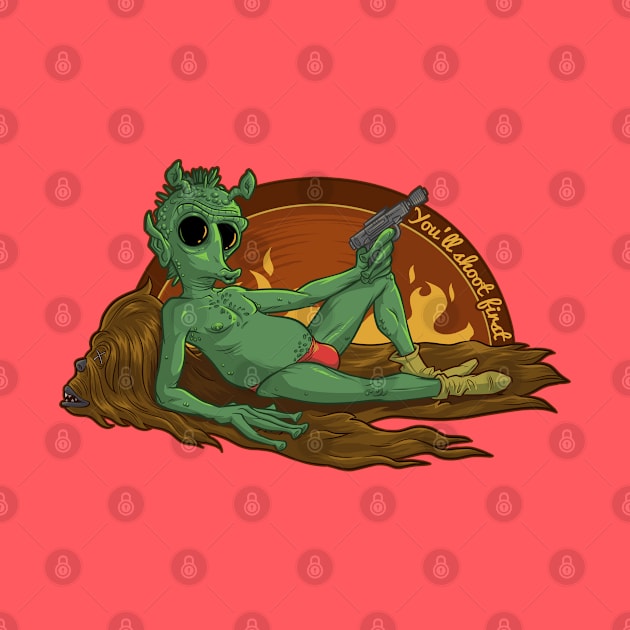 Greedo in a Speedo by BeezleBubRoss