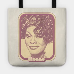 Dionne Warwick // Retro Style 70s Aesthetic Fan Design Tote