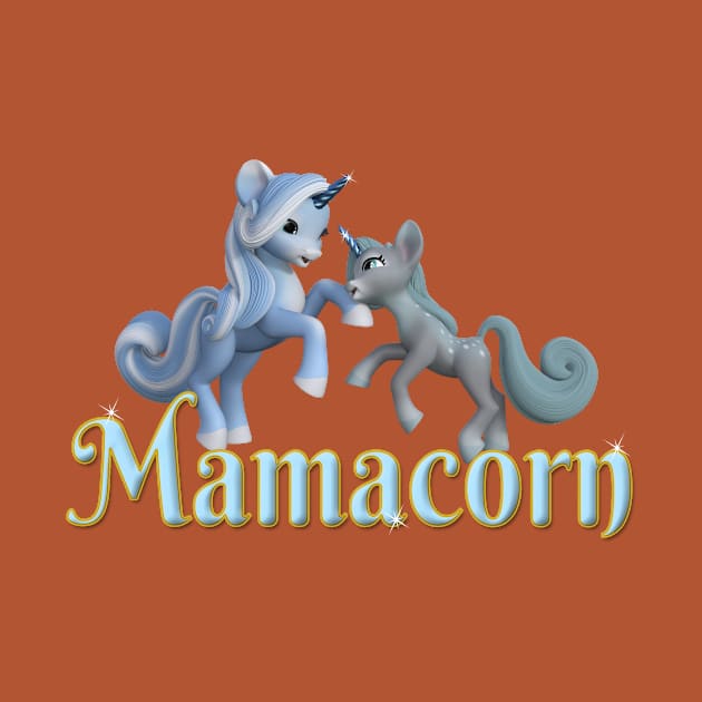 Mamacorn mom and baby Unicorn by AlondraHanley