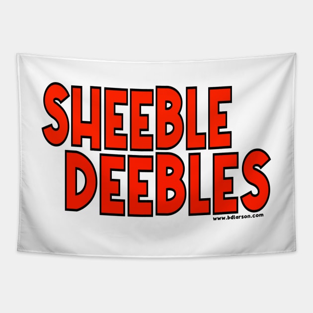 SHEEBLE DEEBLES Tapestry by blakedlarson