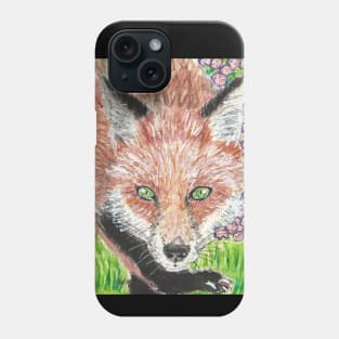 Fox  art  nature Phone Case