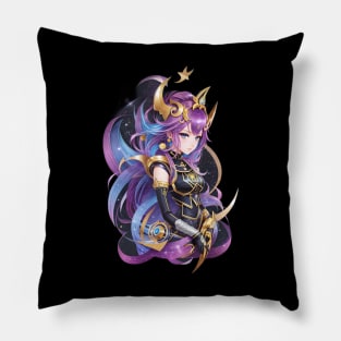 Ophiuchus Enigma: Mysterious AI Anime Character Artistry Pillow