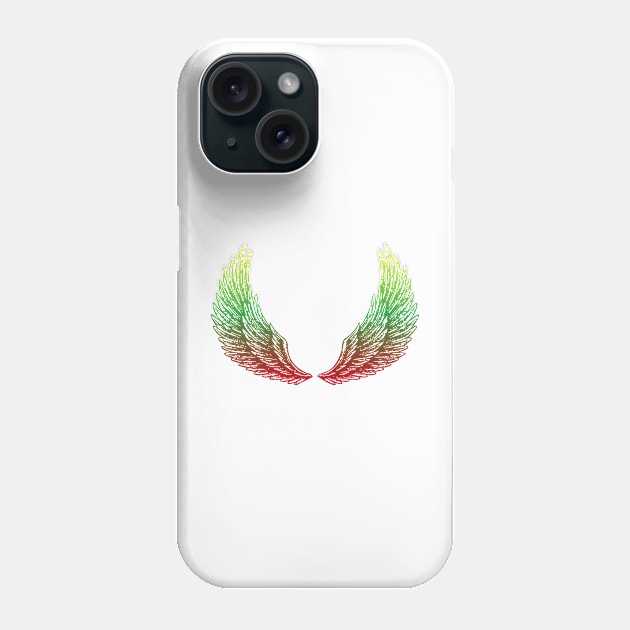 Reggae wings Phone Case by DinoZard