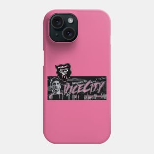 Inter Miami FC - Leo Messi - WELCOME TO VICE CITY Phone Case