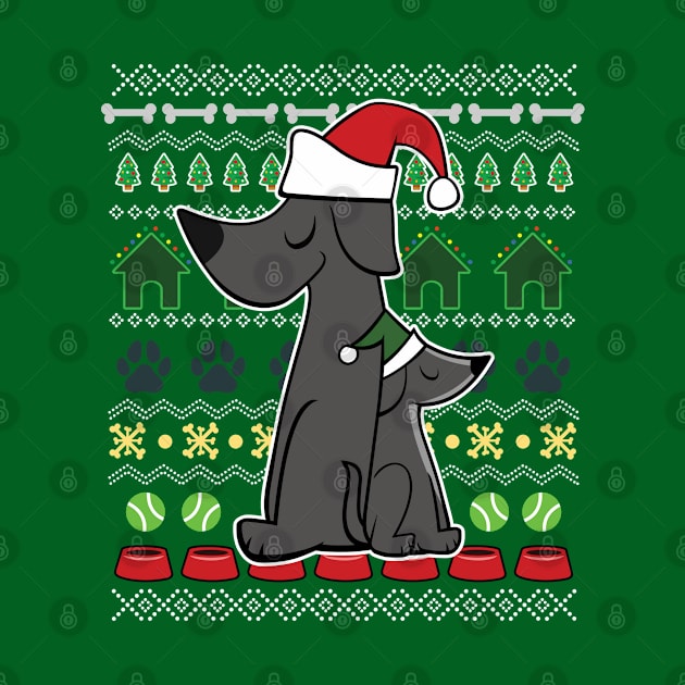 Dog Lover Ugly Sweater Christmas design by CartoonCapo