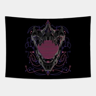 skull art Tapestry