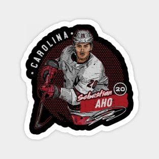 Sebastian Aho Carolina Dots Magnet