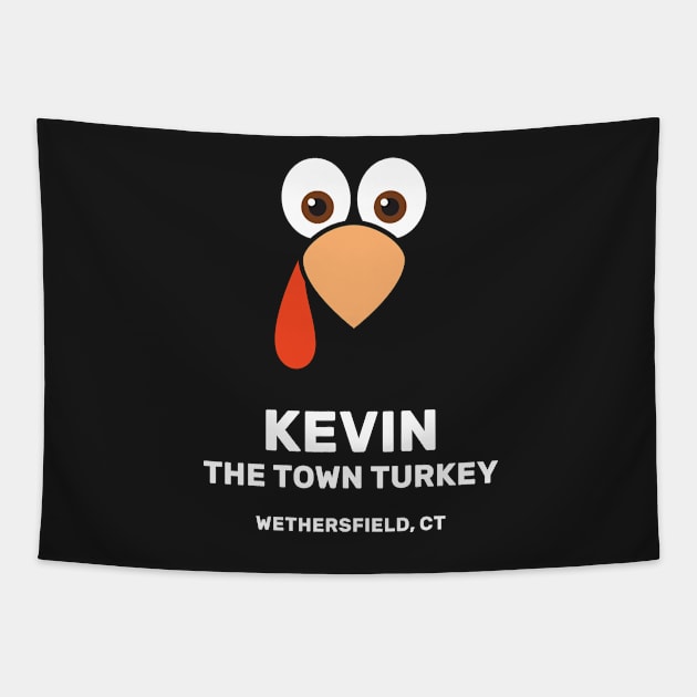 Kevin the Town Turkey Tapestry by creativecurly