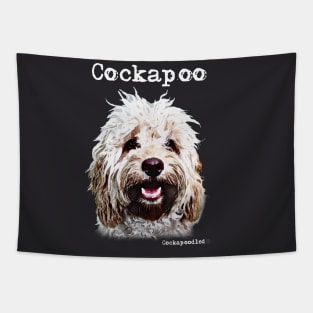 Champagne Blonde Cockapoo / Spoodle and Doodle Dog Tapestry