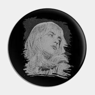 Billie Eilish // Retro Poster Pin