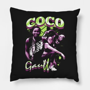 COCO GAUFF Vintage 90s Pillow