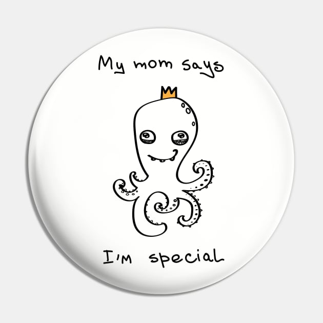 My mom says I'm special - white ($ for SilverCord-VR) Pin by droganaida