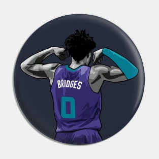 Miles Bridges Vector Back Pin