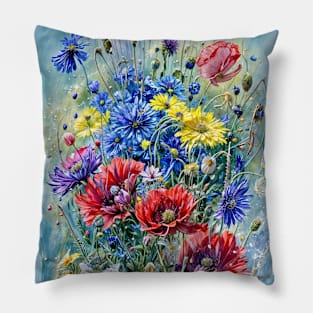 in botanical garden Pillow