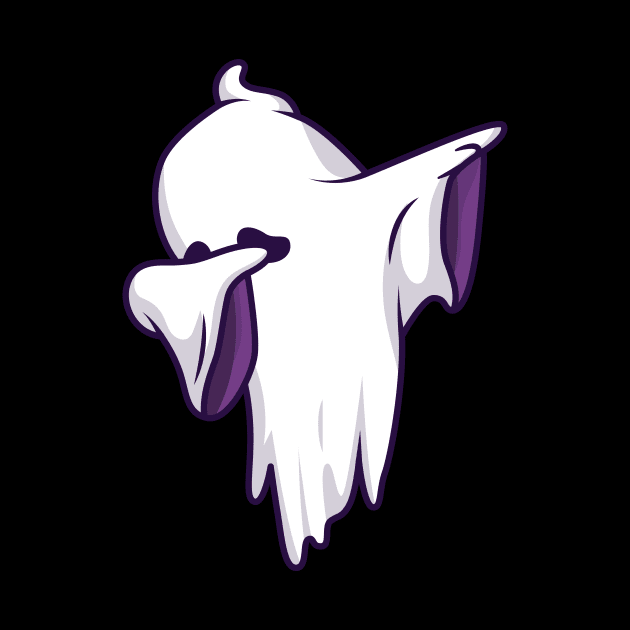 Cute Ghost Dabbing Cartoon by Catalyst Labs