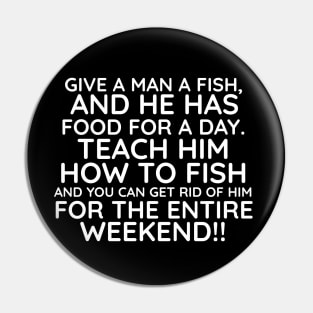 Funny fishing tips Pin