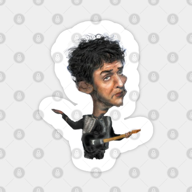 Gustavo Cerati - Caricature Magnet by Henry Drae