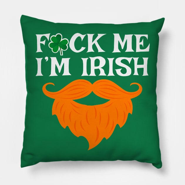 Irish St. Patricks Day Novelty Shirt Pillow by lavdog