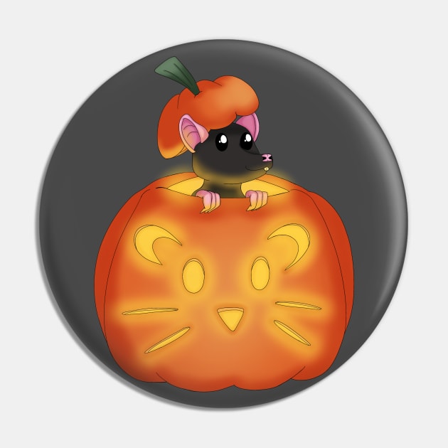 Rat O Lantern Pin by CaptainShivers