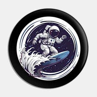 Astro Surfer Pin