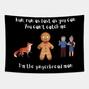 Story of Gingerbread man Tapestry