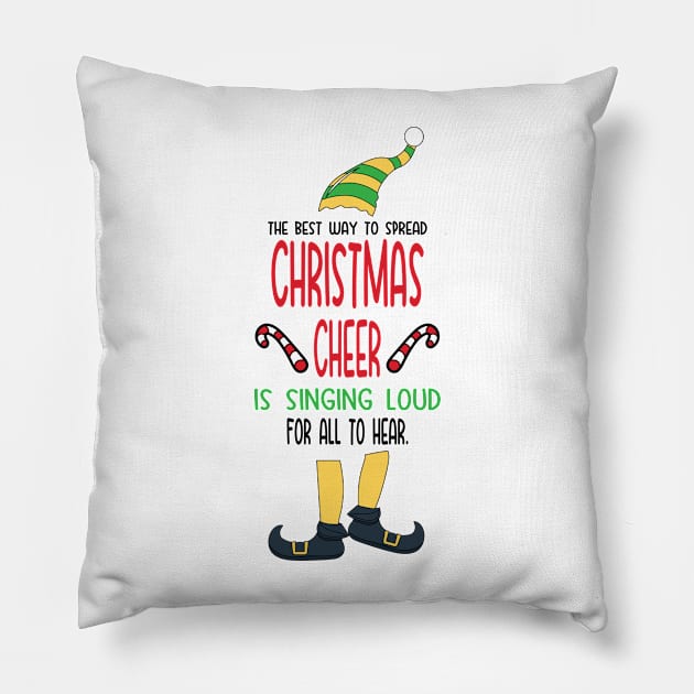 Christmas Cheer Pillow by CanossaGraphics