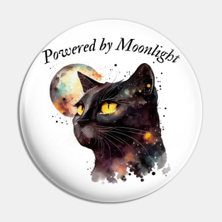 Witch's Black Cat Pin