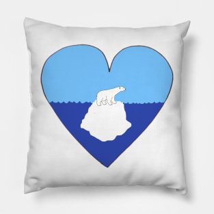 Polar Bear Love Pillow