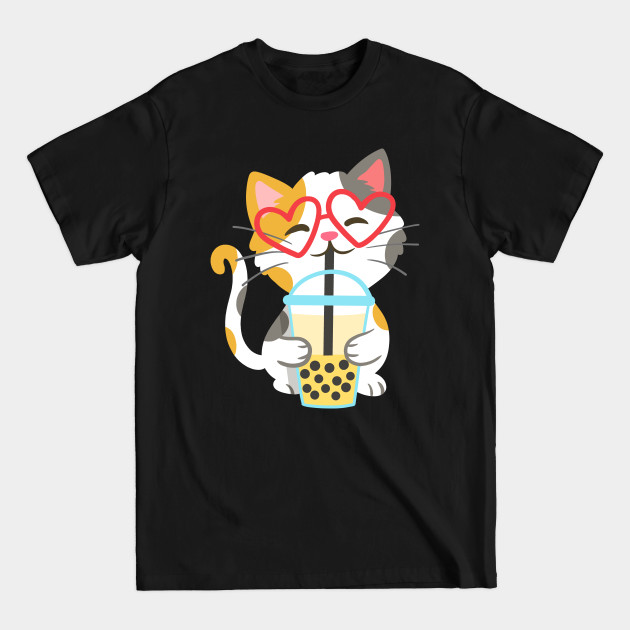 Discover Cat Boba Tea Anime Kawaii Neko - Cat - T-Shirt