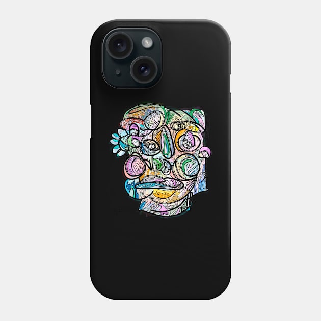 face Phone Case by Angel Rivas