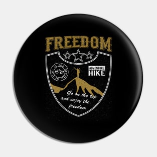 Freedom - Adventure Hiking Mega Pin