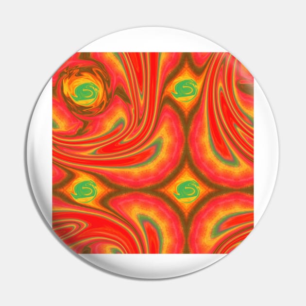 Tie Dye Autumn Pin by justrachna