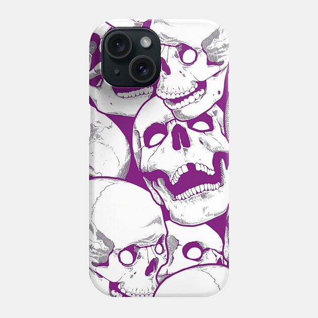 Skull Halloween Phone Case by igzine