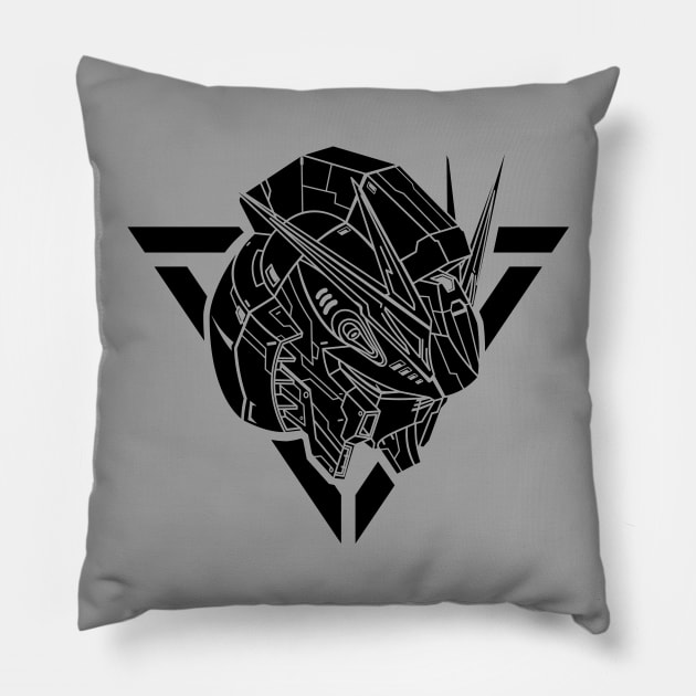 Gundam NU RX93 Black Pillow by garistipis