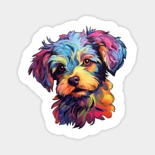 Cute colorful dog Magnet