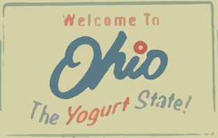 Ohio The Yogurt State Magnet